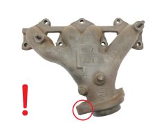 Izpušni kolektor 8200725575 8200191350 6001548025 1.4 1.6 Dacia Renault