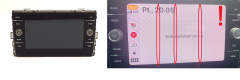 Prikaz radia Volkswagen 5G6919605A VDO