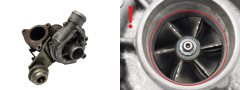 Turbopolnilnik 9644384180 0375F9 2.0 HDI 16v Garrett Citroen C8 807 Peugeot