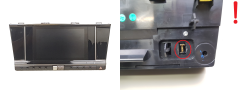 Zaslon Navi Citroen DS7 9818615980 9818608780
