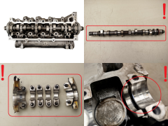 Glava motorja Renault 2968F2 110415795R 7701477400 1.5 DCI Siemens 3