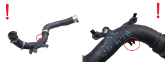 Cev za polnjenje zraka 144604208R 0.9 TCE Dacia Sandero 2 Renault Captur Clio 4
