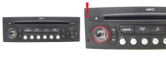Radio Cd Mp3 Predvajalnik Citroen Peugeot 96633422XT A2C53119559