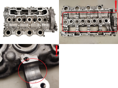 Glava motorja Ford PSA Volvo 9655911480 9644994680 1.6 16V TDCI G8DB 18