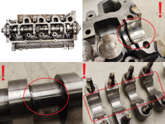 Glava motorja Renault Nissan 949716F0 110410442R 1.5 DCI 5