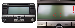 Radio Cd Mp3 Predvajalnik Navi Volkswagen 1K0035191D 7612002044 Blaupunkt 1096