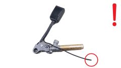 Sponka varnostnega pasu Spredaj Levi 036800 G 8972WQ Citroen Xsara