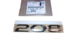Emblem Zadaj Original 98284028DX Peugeot 208