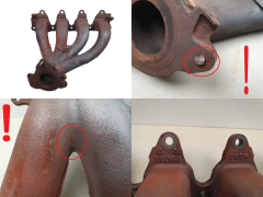 Izpušni kolektor 114168 8200119714 1.4 1.6 16v Renault