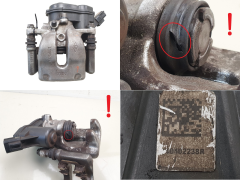 Zavorna čeljust Levi Zadaj TRW 440110344R 440102238R Renault Scenic 4