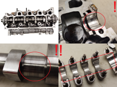 Glava motorja Renault Nissan 1.5 DCI 110421615R -B 110413019R 2013 3