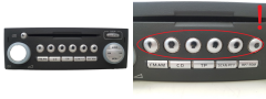 Radio CD predvajalnik Mitsubishi Colt MR587702HA DY-2E56GY-TH 1218