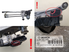Mehanizem Brisalcev Peugeot 308 2 9810327980 0390241587 Bosch 1317