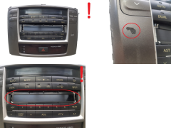 Kontrolna Plošča Radio A/C Lexus IS 758950