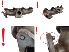 Izpušni kolektor 8200460501 8200869194 2.0 dCi Renault Opel Nissan 1176