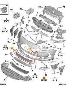 Maska Hladilnika Spredaj Original Citroen DS5 9675365380