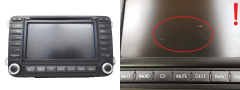 Radio CD predvajalnik Navi Volkswagen 1K0035198B 7612002064 Blaupunkt 1101