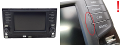 Prikaz radia Navi Volkswagen 3G0919605D A2C93427300 ABT Std2 Nav