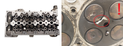 Glava motorja Fiat Opel 55206388 1.3 JTD CDTI 3