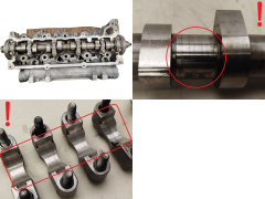 Glava motorja Renault Nissan 7760 F2 7701473181 1.5 DCI 2