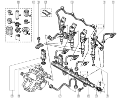 Pritrdilni Vijaki Injektorja Original Renault Nissan 1.9 dCI 8200640863