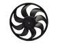 Ventilator Hladilnika 214816703R Clio 4 Duster Renault Dacia