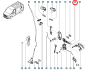 Kljuka vrat Zadaj 806070113R 806076608R Renault Trafic 3