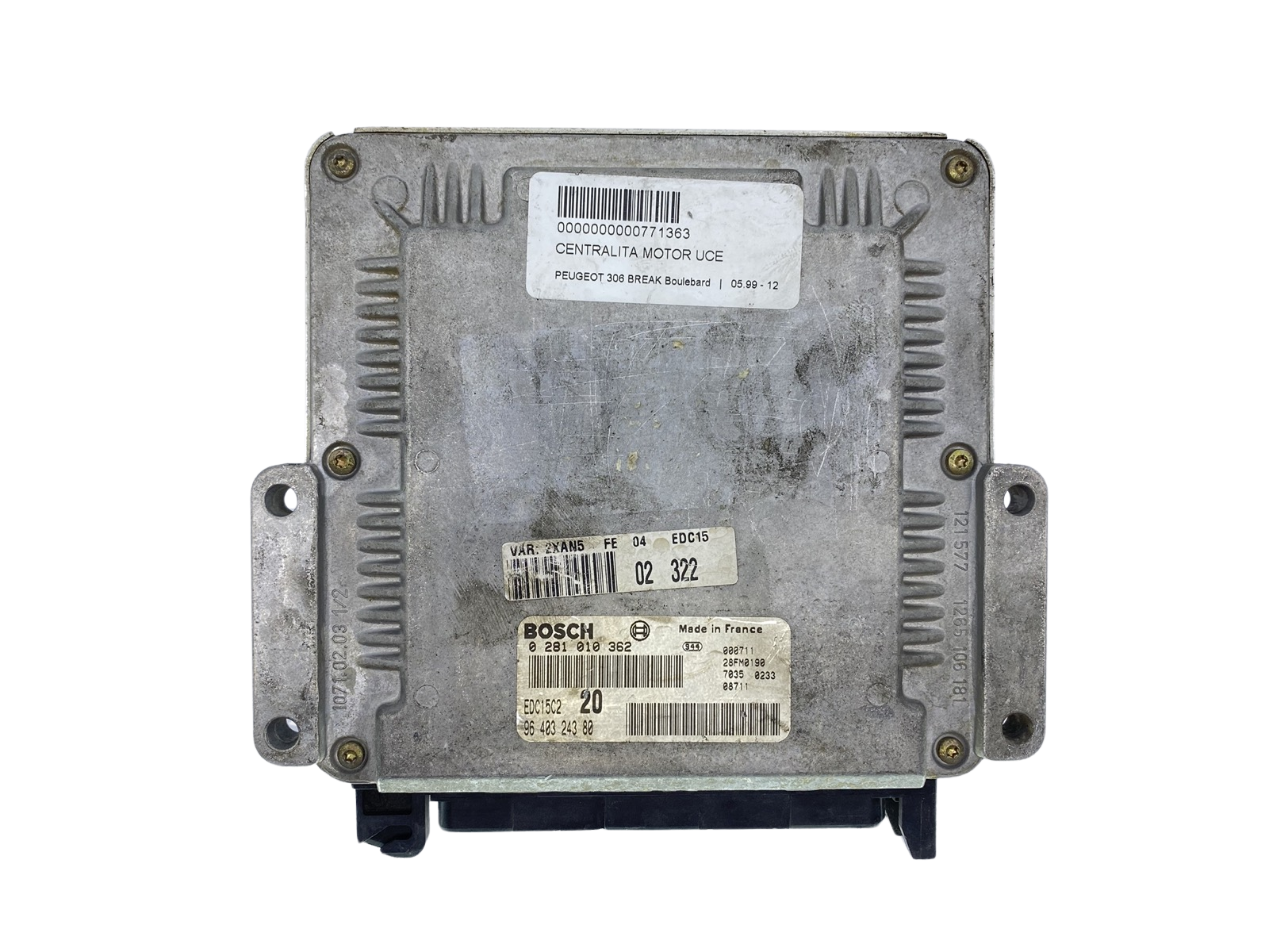 Kontrolna Enota 0281010362 9640324380 28FM0190 PSA Bosch 63999 main product photo