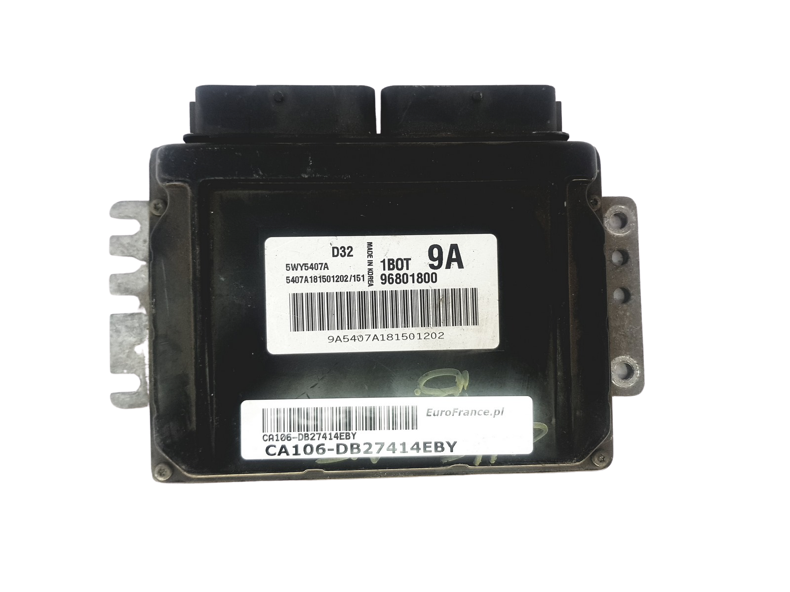 Kontrolna Enota 96801800 5WY5407A D32 1B0T 9A Chevrolet Kemsco 27414 main product photo