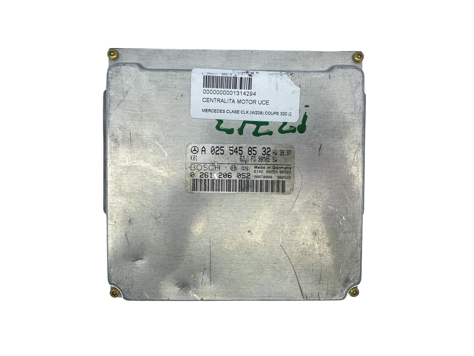 Kontrolna Enota A0255458532 0261206052 Mercedes Bosch 63879 main product photo