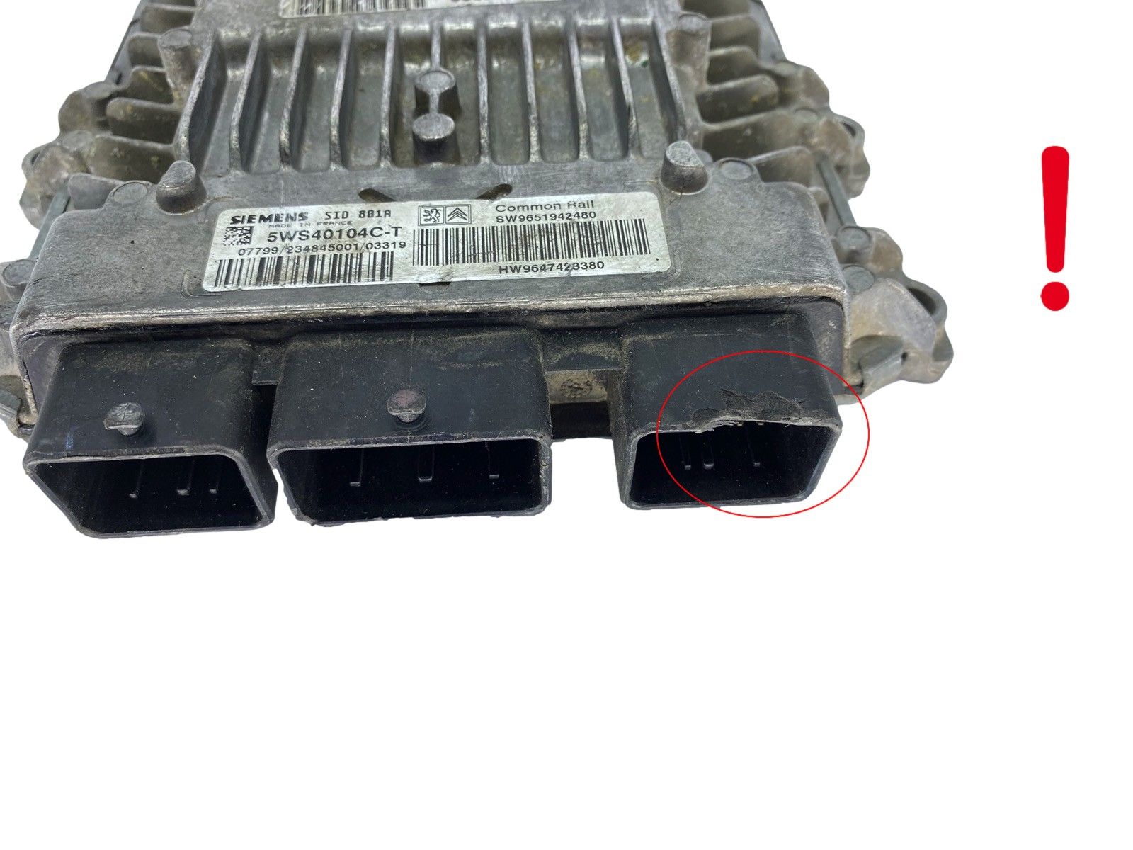 Kontrolna Enota 5WS40104C-T 9651942480 9647423380 PSA Siemens 63960 main product photo