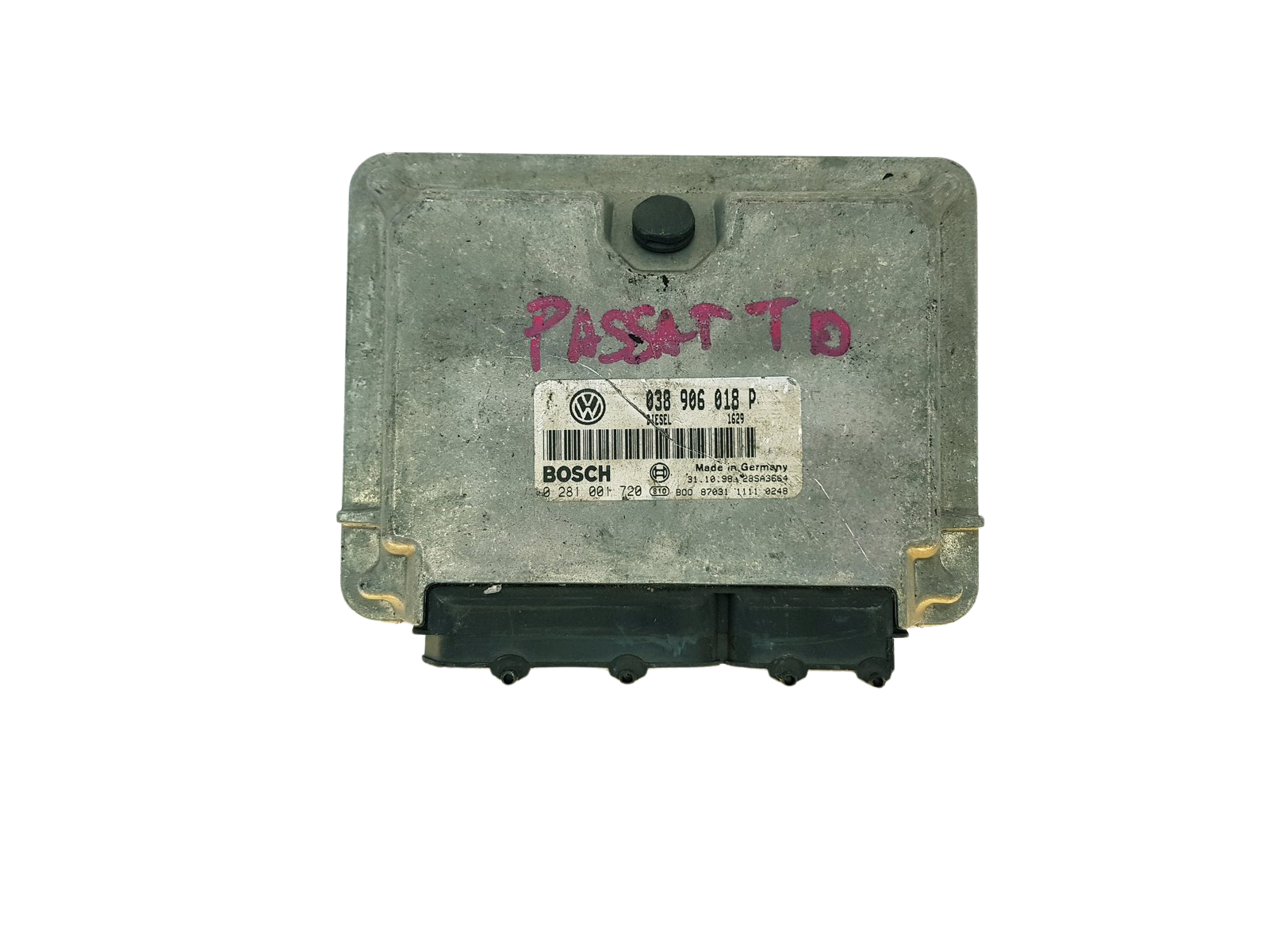 Kontrolna Enota VW Audi 038906018P 0281001720 Bosch 33214 main product photo