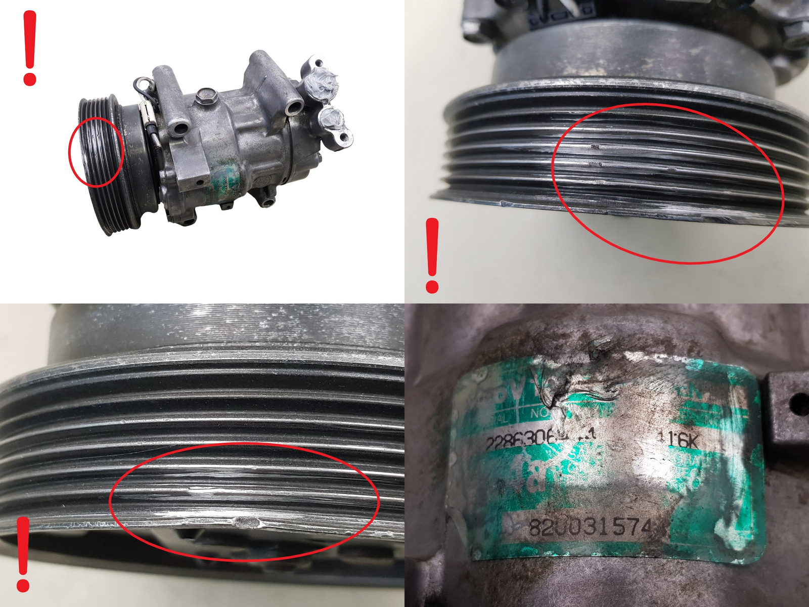 Kompresor Klimatske Naprave 8200315744 SD6V12 1416K Sanden Renault 67 main product photo