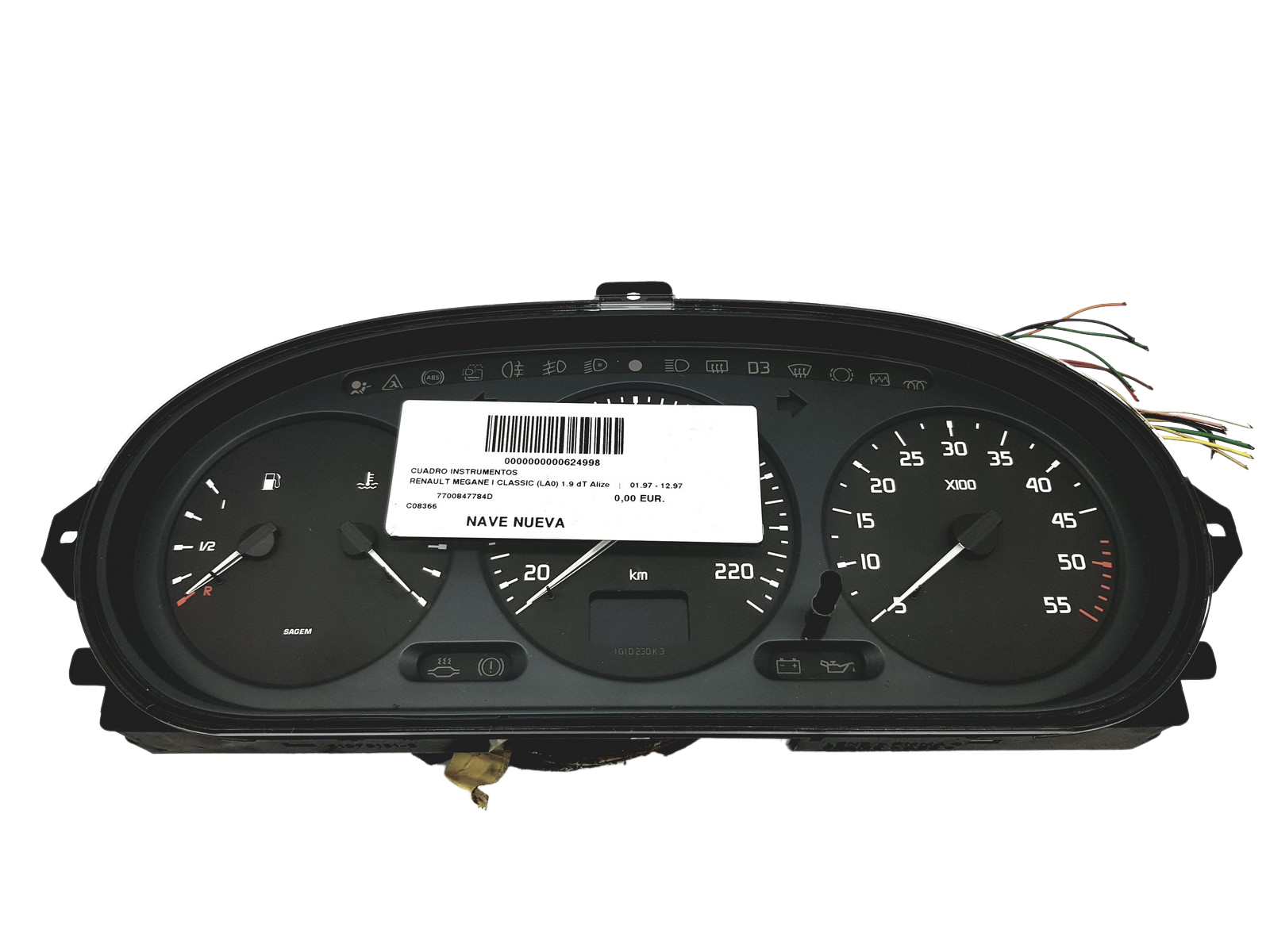 Merilnik hitrosti Renault Megane 1 Scenic 1 7700847784 D 51756 main product photo