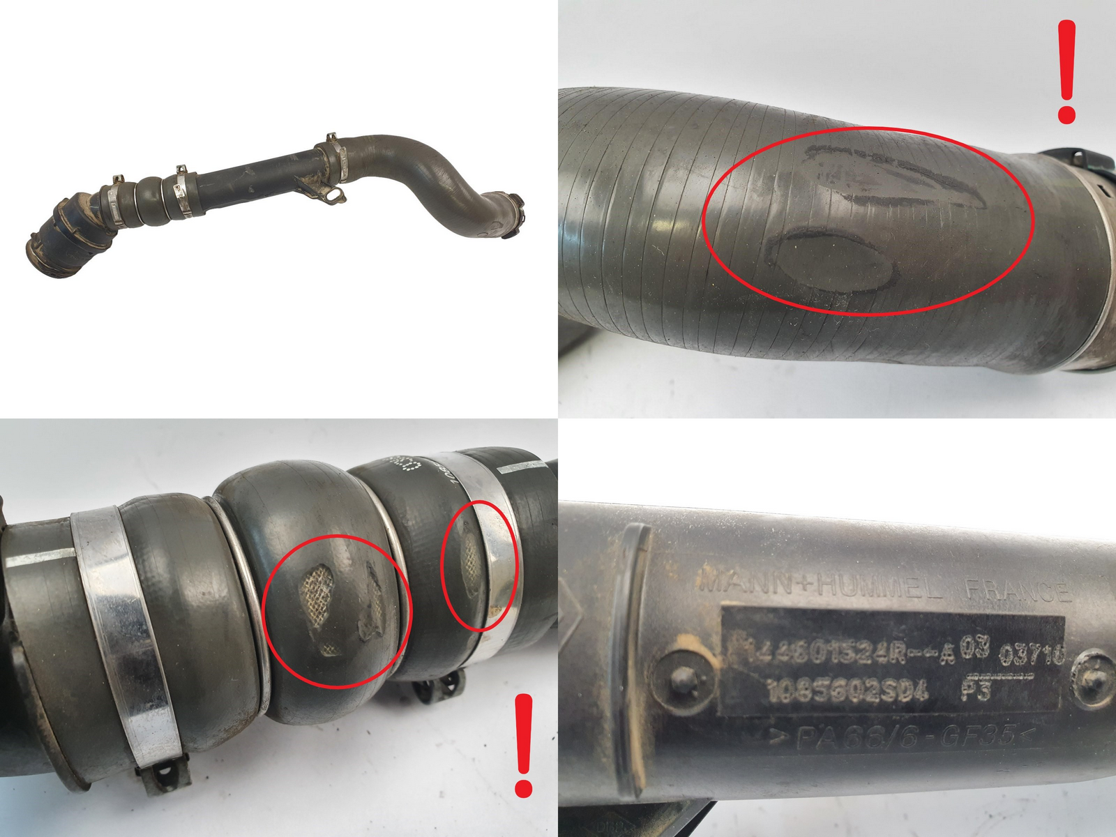 Cev za polnjenje zraka 144601524R Renault 1.5 dci Captur Dacia Duster main product photo