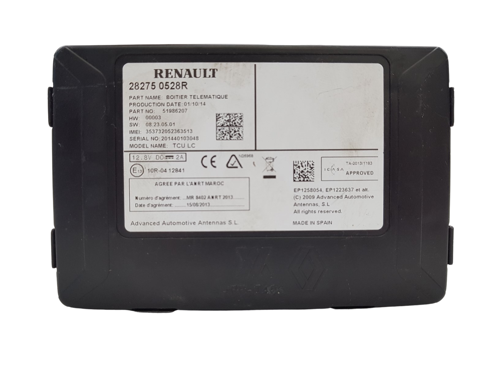 Modul krmilne enote TCU LC Renault Megane 3 282750528R main product photo