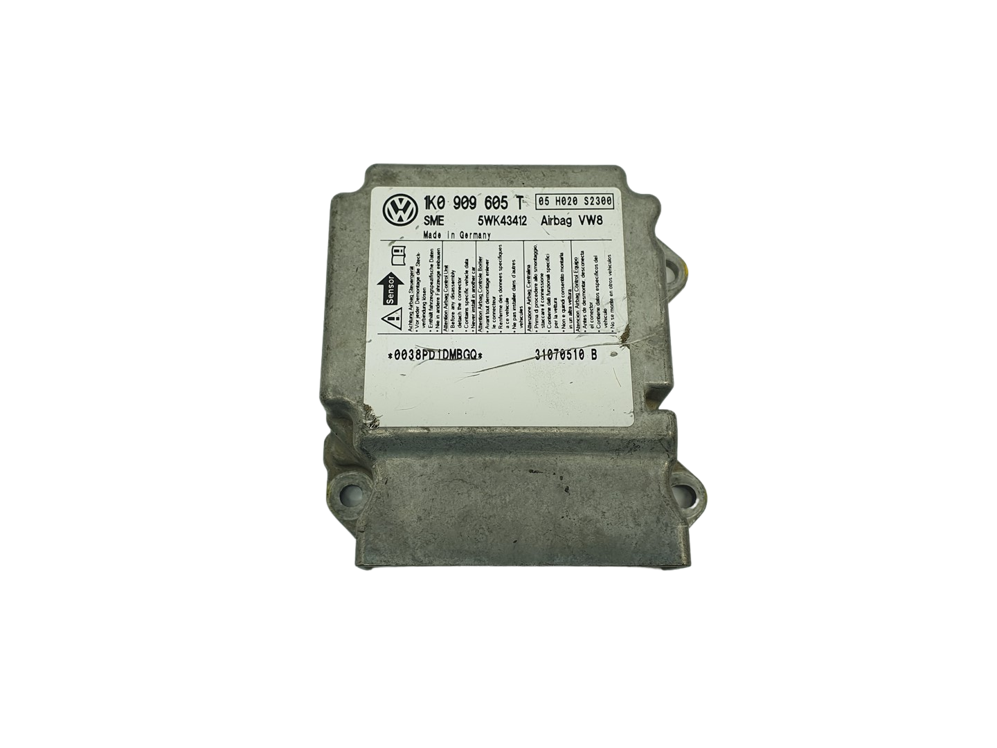 Modul krmilne enote 1K0909605T 5WK43412 VW Siemens 68866 main product photo