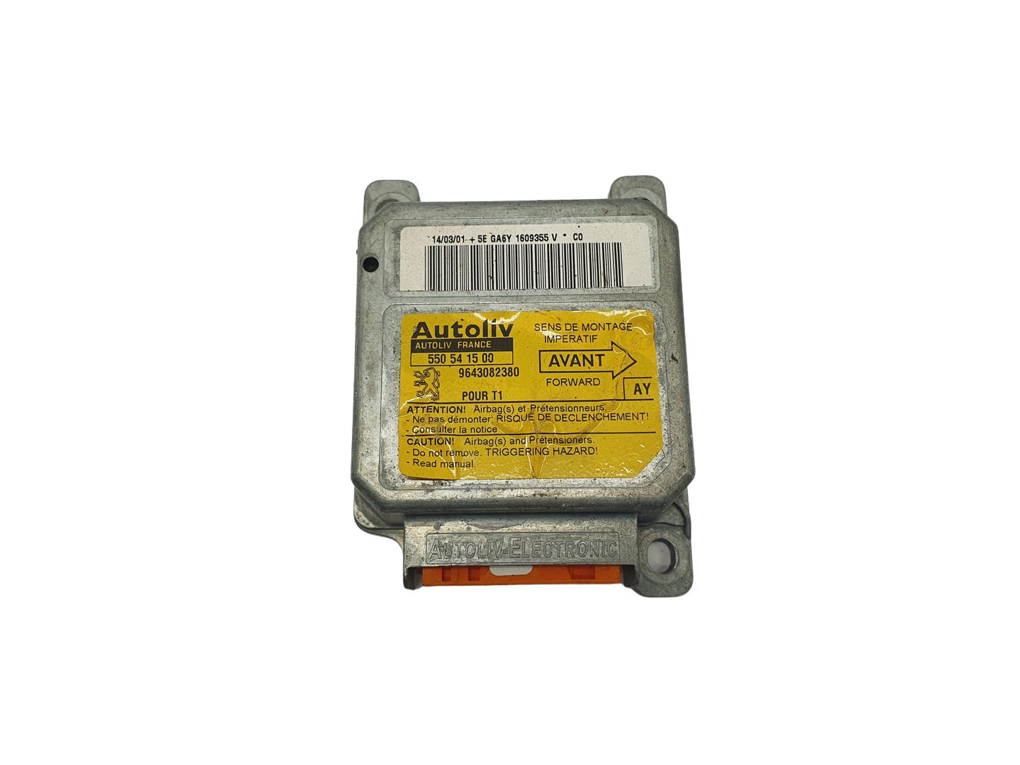 Modul krmilne enote 550541500 9643082380 PSA Autoliv 69041 main product photo