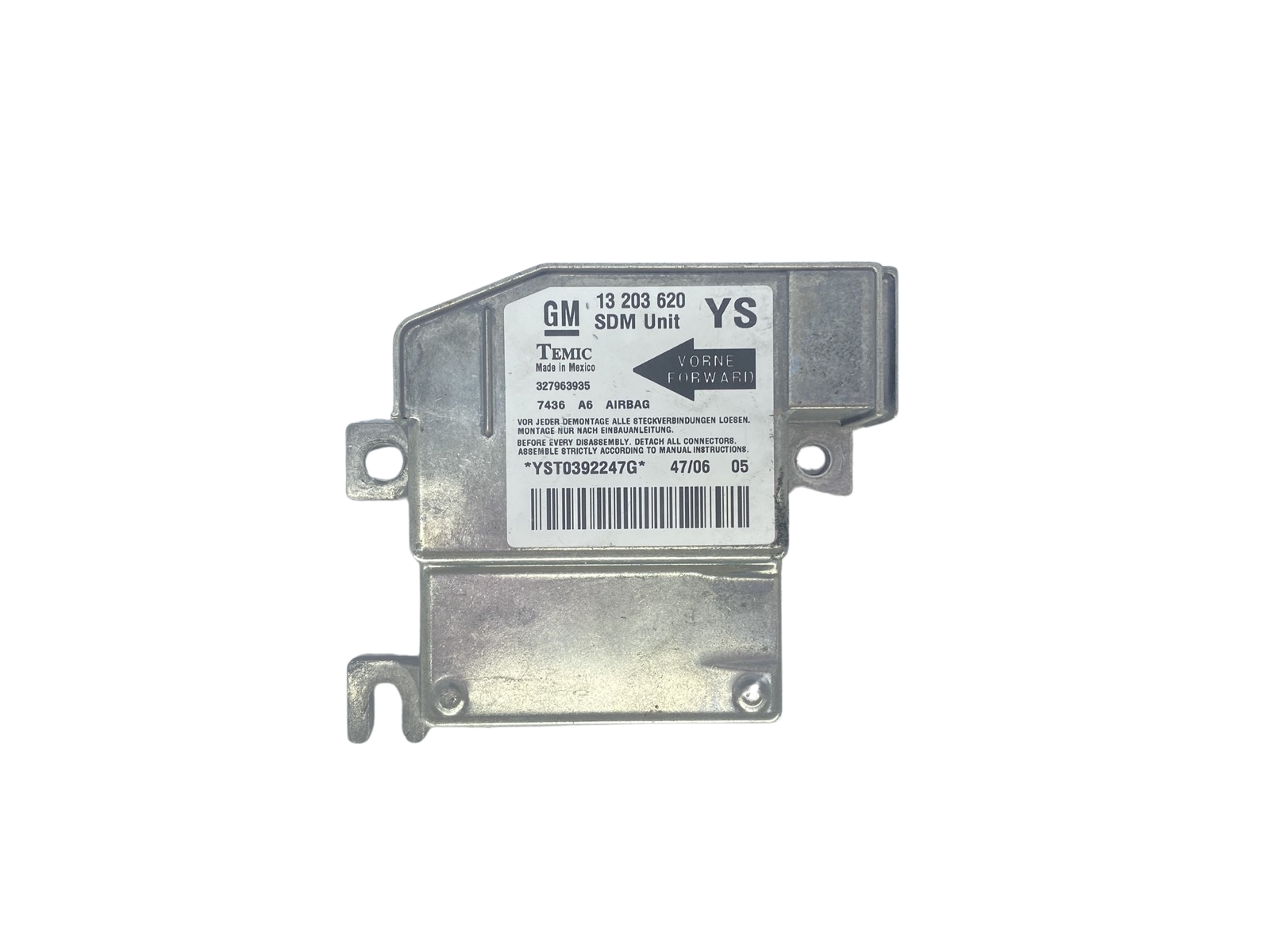 Modul krmilne enote Opel 13203620 327963935 Temic 58433 main product photo