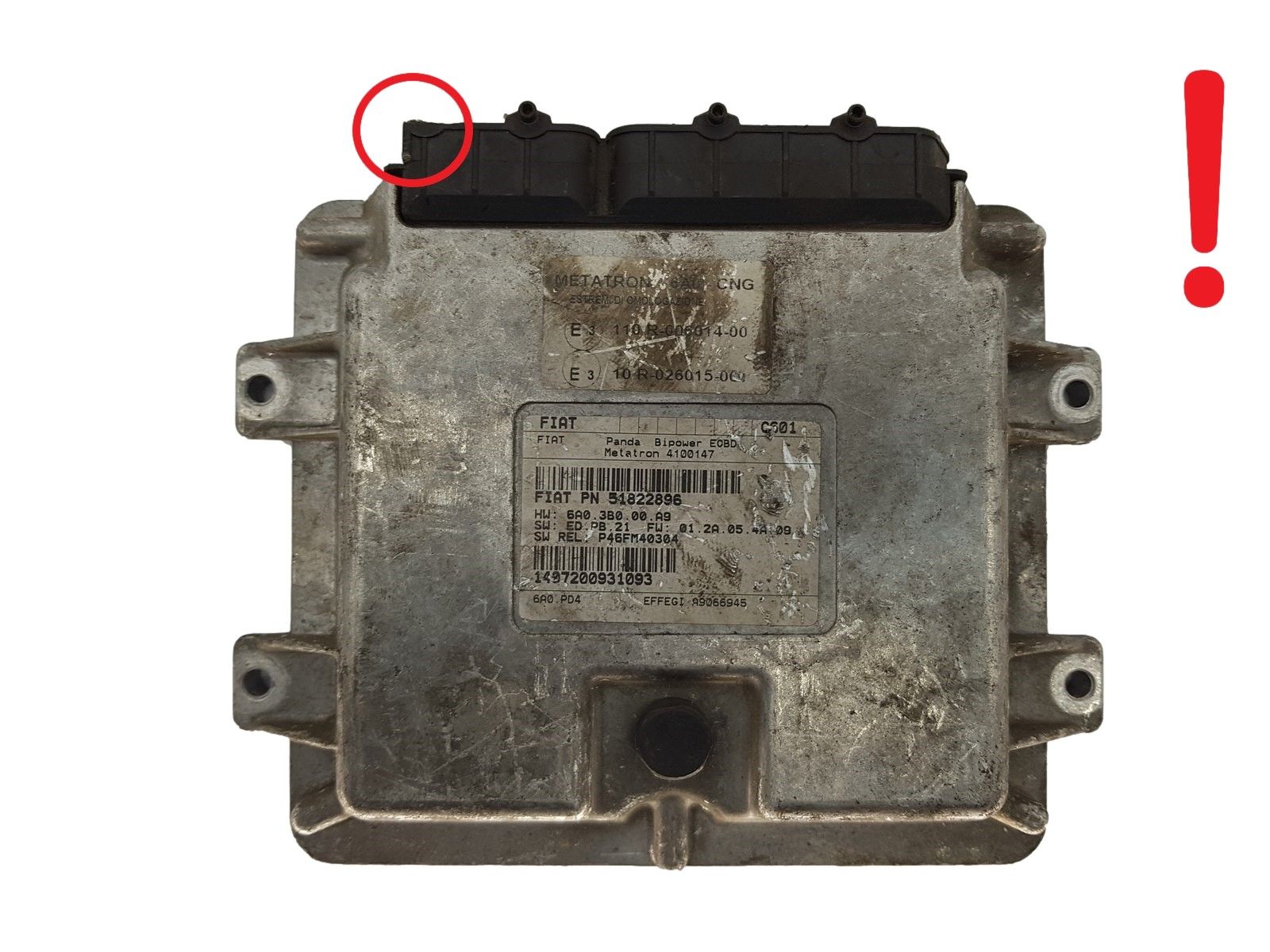 Kontrolna Enota 51822896 4100147 6A0.3B0.00.A9 Fiat Metatron 14881 main product photo