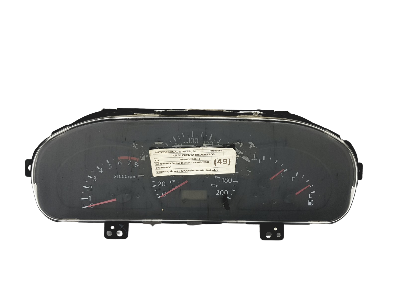 Merilnik vrtljajev Kia Rio 0K33B55430 B 57640 main product photo