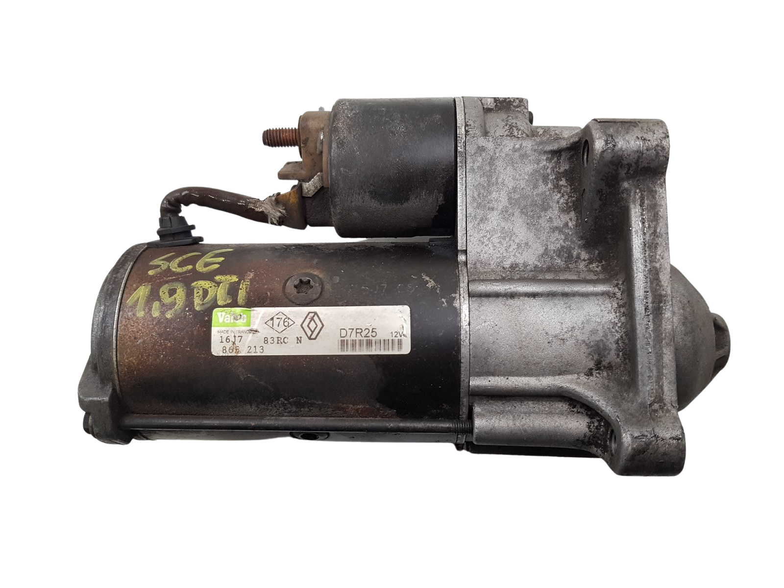 Zaganjalnik Motorja Renault 7700865213 D7R25 1.9 Valeo 1259 main product photo