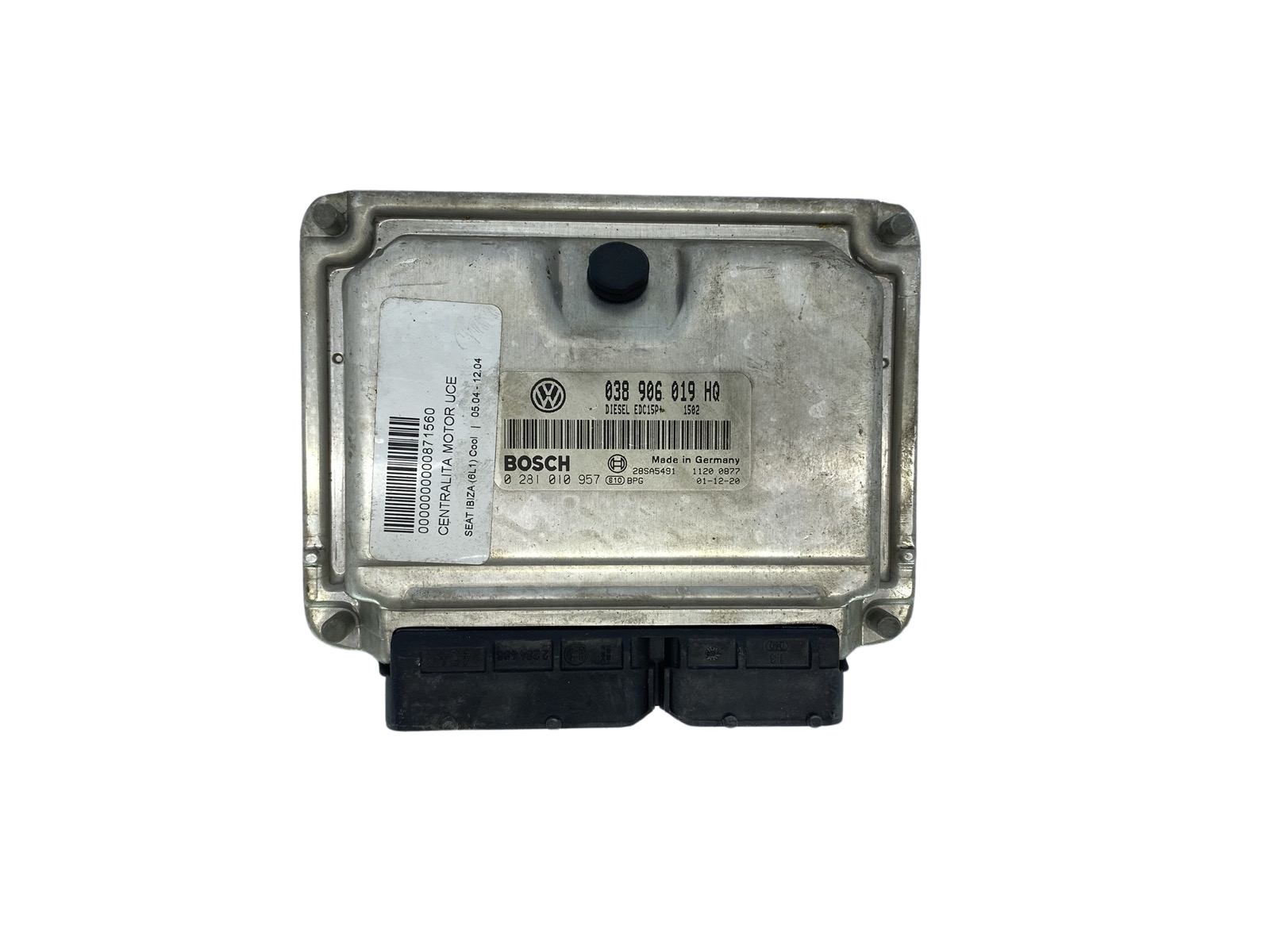 Kontrolna Enota 038906019HQ 0281010957 VW Seat Bosch 62447 main product photo