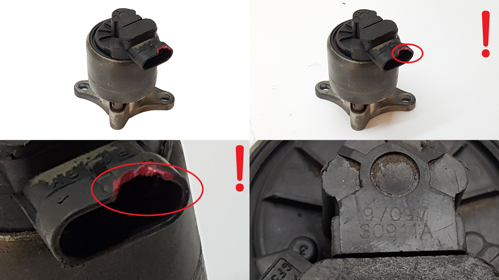 Egr Ventil 97097 1628JF Citroen Peugeot 1.8 2.0 16V main product photo