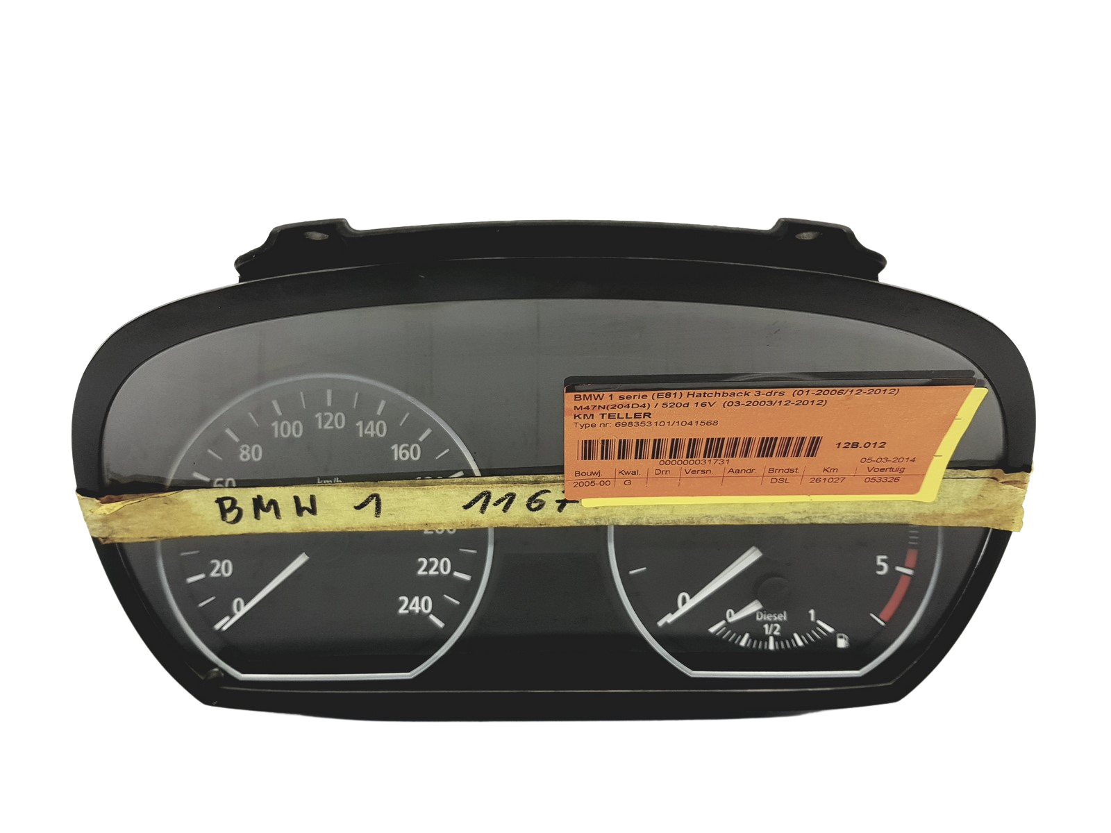 Merilnik vrtljajev BMW E87 6983531018 1024952-44 52568 main product photo