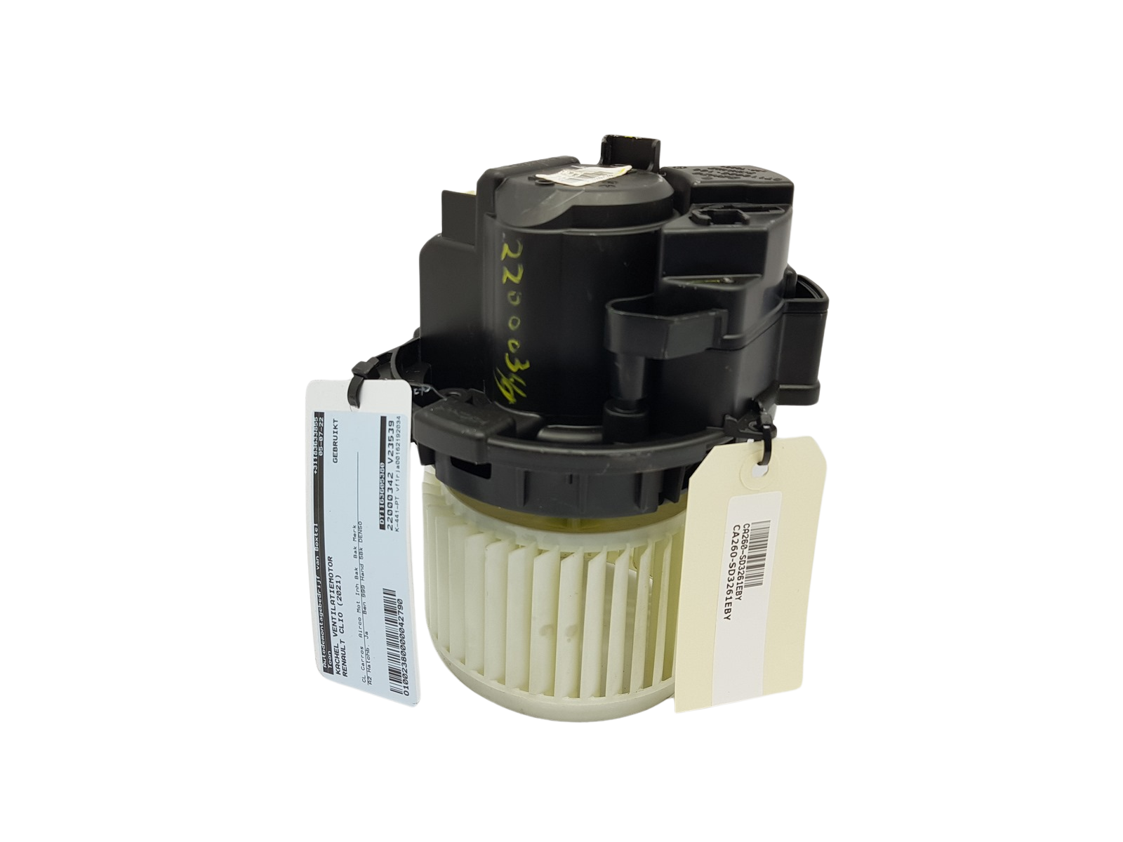 Motor Ventilatorja Grelca Renault Clio 5 Captur 272104788R DT1163605380 main product photo