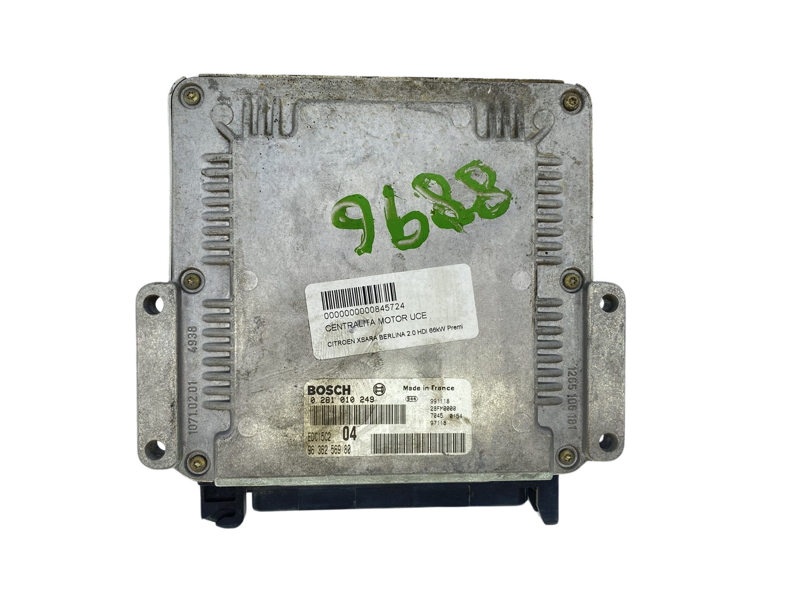 Kontrolna Enota 0281010249 9636256980 28FM0000 PSA Bosch 63676 main product photo