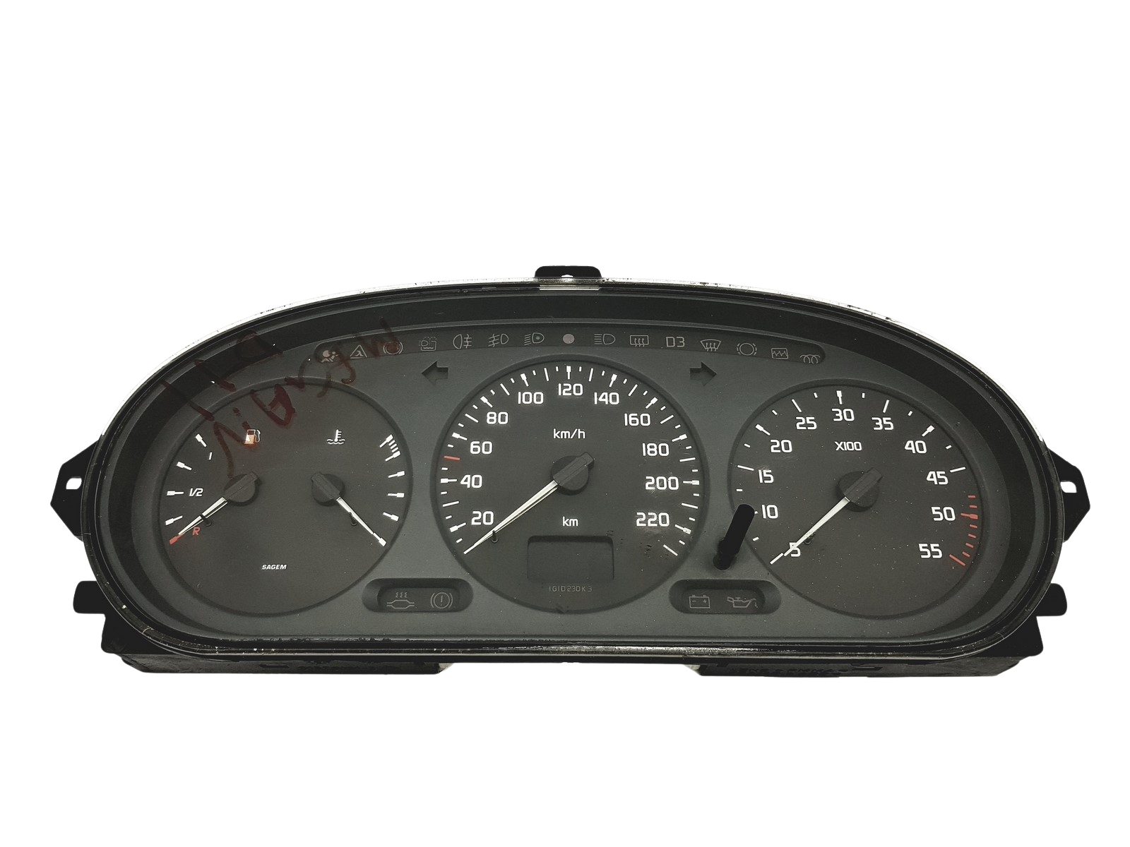 Merilnik vrtljajev Megane Scenic 21578161-2 21612792-4 59500 main product photo
