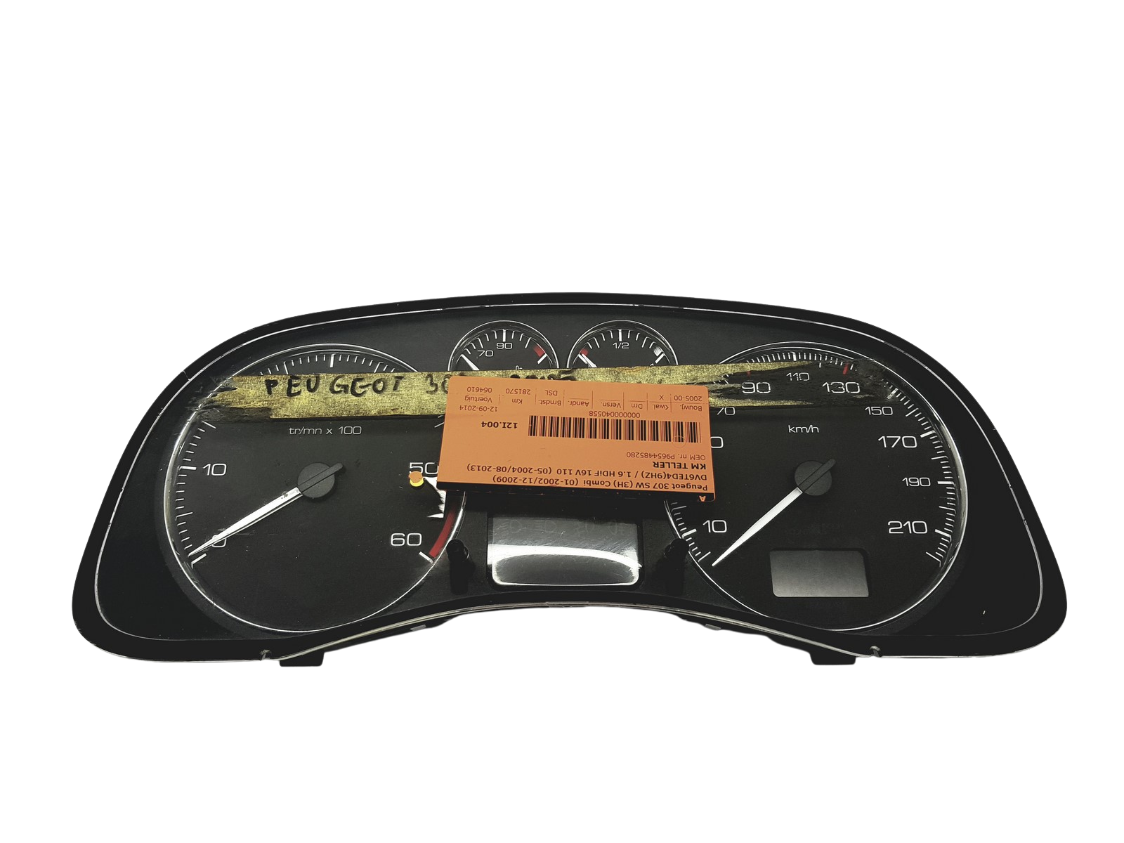 Merilnik vrtljajev Peugeot 307 9654485280 A01 53199 main product photo