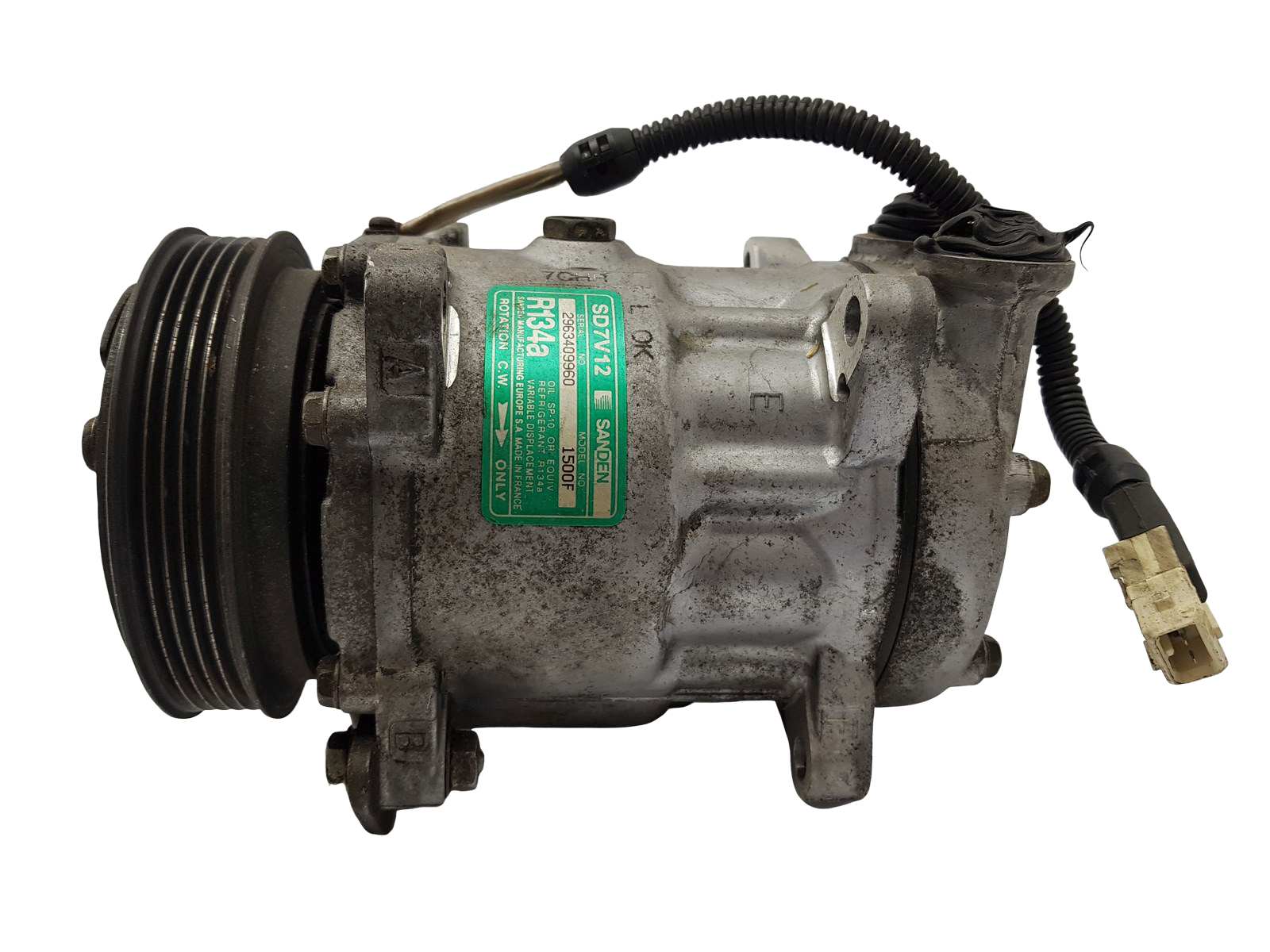 Kompresor Klimatske Naprave Citroen Peugeot SD7V12 1500F 6453N1 Sanden 7077 main product photo